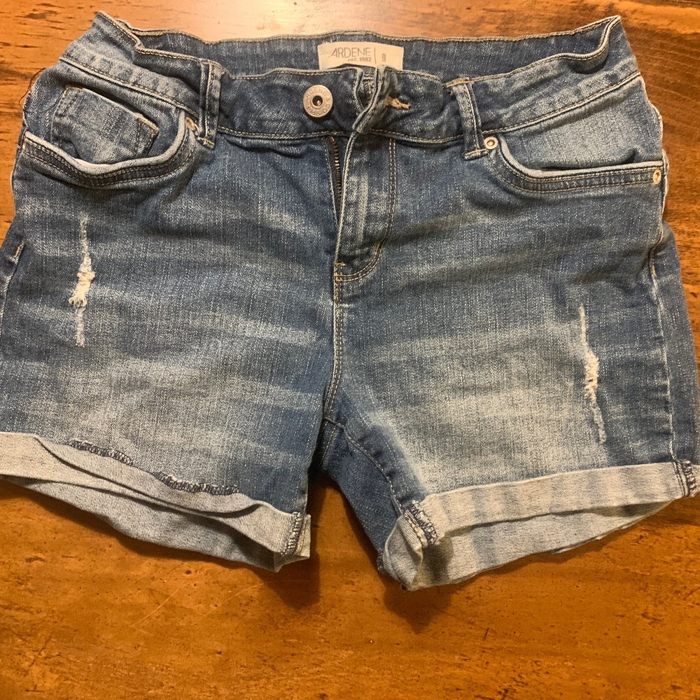 Short en jeans
